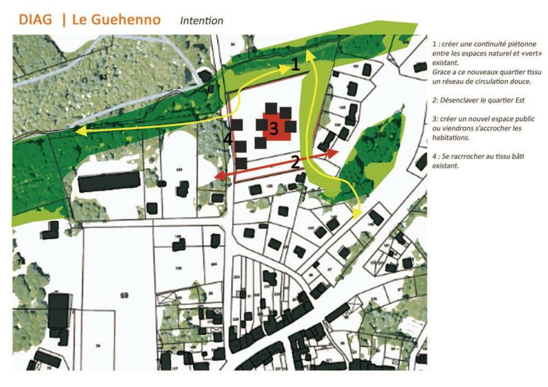 Etudes et Conception d'un quartier d'habitation communal à Guéhenno, 56 : Image 5